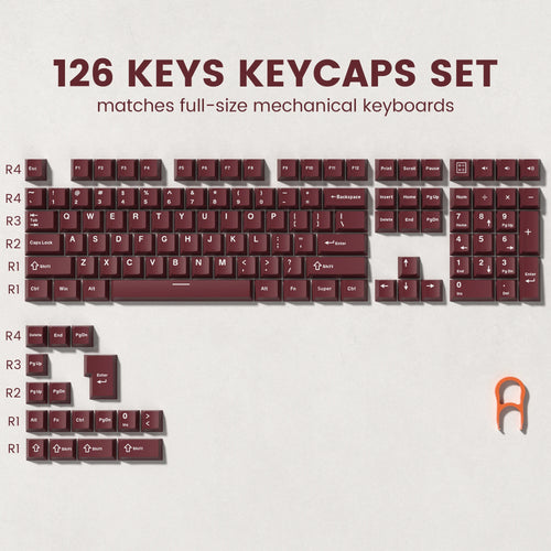 168 Keys Double Shot PBT Keycap Custom Keycap Cherry Profile Keyboard Keycaps for Cherry Gateron MX Switches Gaming Keyboard